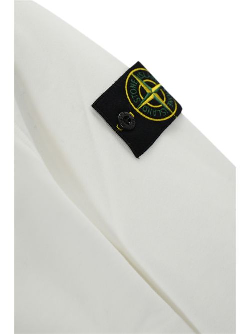 Felpa 6100061 in cotone White STONE ISLAND | 6100061S0051V0001